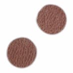 15 x DQ Leren Cabochon 7mm Dusty Sand (Cabochons en camée), Ophalen of Verzenden, Nieuw, Overige typen