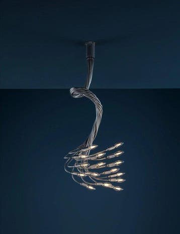 Enzo Catellani - Plafondlamp - Turciu 16 - Nickel
