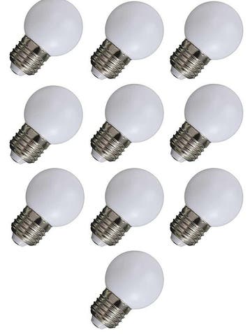 100 stuks led kogellampen 1W E27 2200K polycarbonaat, Led-lamp, Minder dan 30 watt, Nieuw, E27 (groot)