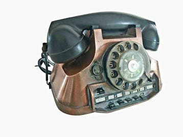 B.T.C.M Bell Téléphone . - Analoge telefoon - Koper -