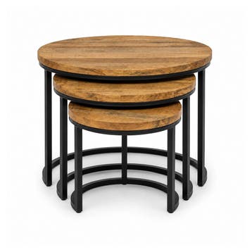 Salontafel S/3 Dublin mango naturel, Ophalen of Verzenden, Nieuw