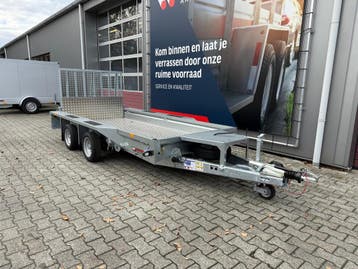 Ifor Williams machinetransporter | 366x157 cm - 3500 kg, Auto diversen, Aanhangers en Bagagewagens, Nieuw