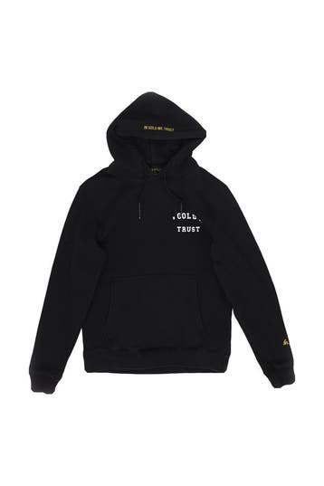 In Gold We Trust Hoodie in maat S Zwart, Kleding | Heren, Verzenden, Zo goed als nieuw, Zwart, In Gold We Trust