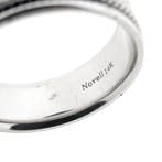 Novell witgouden heren ring, Gebruikt, Overige kleuren, 20 of groter, Heer