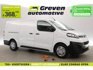 Citroën ë-Jumpy Club XL 75kWh L3H1 | Snelladen | SOH 95% |, Automaat, Citroën, Wit, Elektrisch