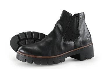 Rieker Chelsea boots in maat 42 Zwart, Verzenden, Zwart, Overige typen, Zo goed als nieuw