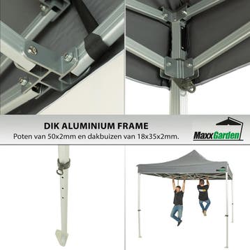 MaxxGarden Easy-up partytent - 3x6 m - Prof - zijwanden -..., Tuin en Terras, Verzenden, Nieuw