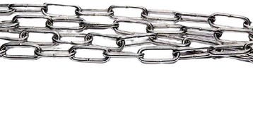 Nesling Ketting schalm 4mm, lang 2m, RVS - Schaduwdoek, Nieuw