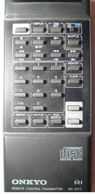 Afstandsbediening Onkyo rc-221c dx-705, Audio, Tv en Foto, Ophalen of Verzenden, Nieuw, Origineel