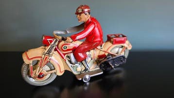 TippCo - Blikken speelgoed - Civilian Motorcycle - 1940-1950