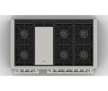 €12495 Fulgor Milano FSRC 4807 2P MK 2F MBK Fornuis, Ophalen of Verzenden, Nieuw, Vrijstaand, Gas