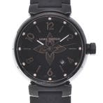 Louis Vuitton - Tambour All Black GM - QA049 - Heren -, Sieraden, Tassen en Uiterlijk, Horloges | Heren, Nieuw