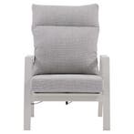 Barolo lounge tuinstoel verstelbaar aluminium latte, Tuin en Terras, Tuinstoelen, Ophalen of Verzenden, Nieuw, Aluminium