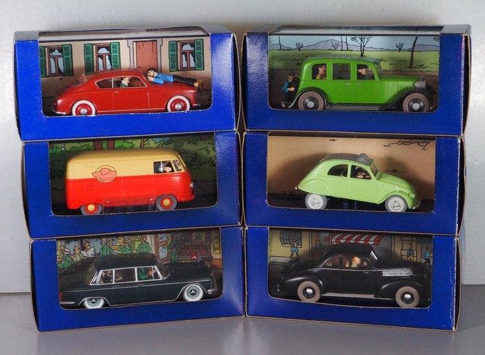 Atlas 1:43 - Modelauto (6) - “En voiture Tintin”, Boeken, Strips | Comics