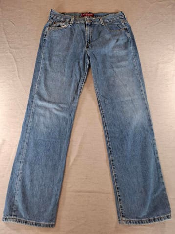 Vintage Levis 505 jeans in maat 14, blauw, Zo goed als nieuw, W33 - W36 (confectie 42/44), Levi's 505, Verzenden
