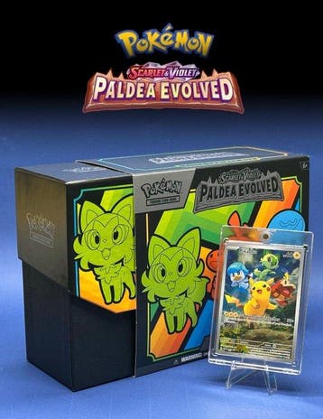 Pokémon Card - Pikachu [Paldea] #27 Pokemon Promo + box -, Nieuw