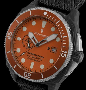 Tecnotempo - Commando - Forged Carbon & Titanium -, Nieuw