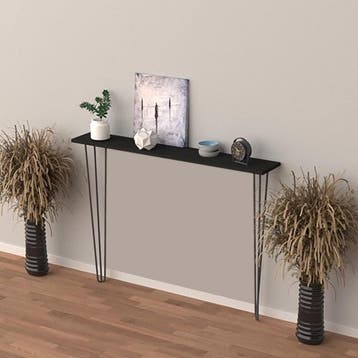[en.casa] Consoletafel cokemäki bijzettafel met hairpinlegs, Ophalen of Verzenden, Nieuw