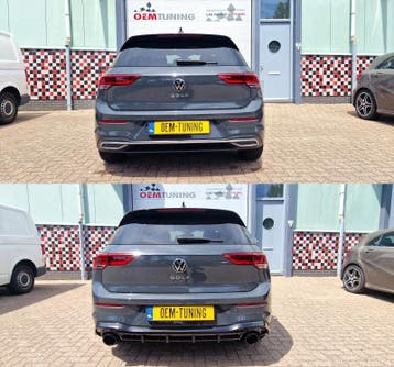Diffuser geschikt voor Golf 8 | GTI-Look | 20-24 | Sierstuk, Volkswagen, Nieuw, Ophalen of Verzenden, Achter