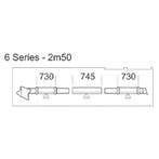 Thule clamping profile 6 series 2,50 RH, Ophalen of Verzenden, Nieuw, Thule