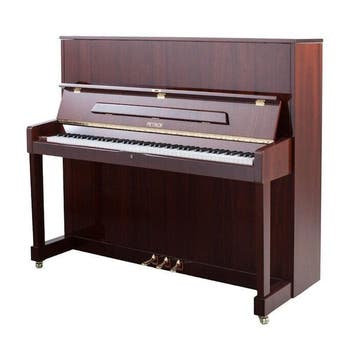 Petrof P 125 M1 PM messing piano, Nieuw, Bruin, Piano
