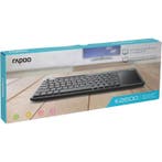 Rapoo Wireless Multimedia Touchpad Keyboard K2600, Computers en Software, Verzenden, Zo goed als nieuw