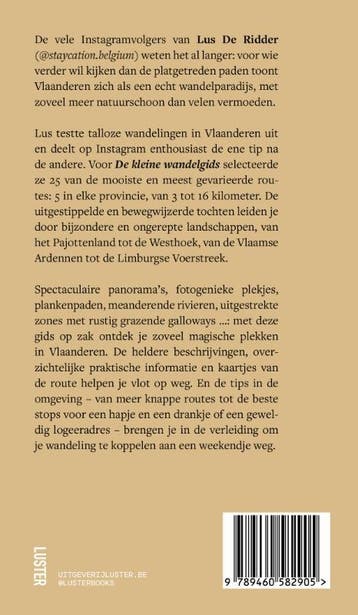 De kleine wandelgids 9789460582905 Lus De Ridder, Boeken, Verzenden, Zo goed als nieuw, Lus De Ridder