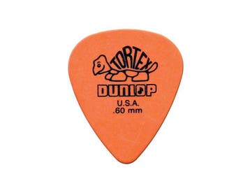 Dunlop Tortex 0.60mm oranje plectrum, Verzenden, Nieuw