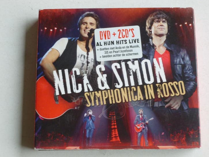 Nick & Simon - Symphonica in Rosso (2 CD  + DVD), Cd's en Dvd's, Cd's | Nederlandstalig, Ophalen of Verzenden