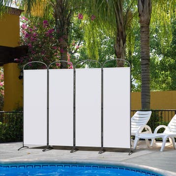2dekans | Angel Living Kamerscherm 4 Panelen - 224 x 182 cm, Ophalen of Verzenden, Zo goed als nieuw