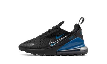 Nike Air Max 270 Multi-Swoosh Black Dark Marina Blue (GS), Nieuw