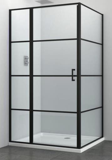 SALE - Rana 120 x 90 -  Mat zwart - Douchecabine  -, Ophalen of Verzenden, Nieuw