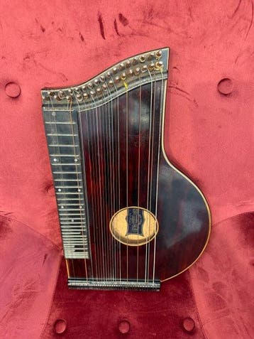 Zither-Musikinstrument von Josef Stecher, Salzburg - - Citer, Nieuw