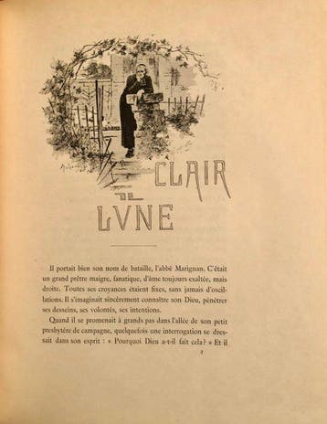 Maupassant / Rochegrosse / Grasset e.a. - Clair de Lune [sur