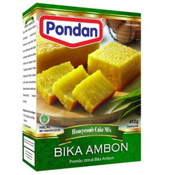 Pondan Cakemix Bika Ambon 412g, Verzenden, Nieuw