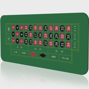 XXL Roulette & Poker Speeltafelmat - Antislip, Duurzaam & Dr, Verzenden, Nieuw