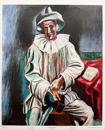 Pablo Picasso (1881-1973) - Pierrot Assis