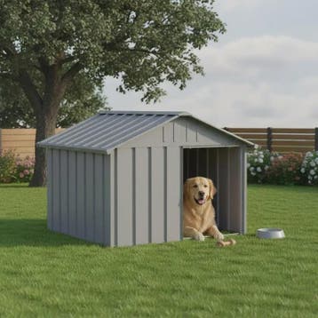 Robuuste Hondenhok van Verzinkt Staal - 116.5x103x81.5 cm -, Dieren en Toebehoren, Verzenden, Nieuw