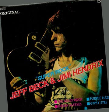 LP gebruikt - Jeff Beck - amp; Jimi Hendrix â Super Rock, Verzenden, Zo goed als nieuw, Overige formaten