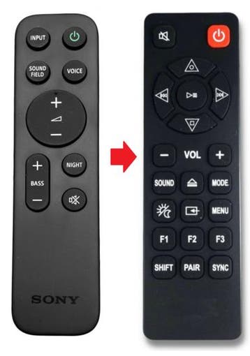 Alternatieve Sony RMT-AH513U afstandsbediening, Verzenden, Nieuw