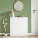 Compacte smalle schoenenkast met 2 kleppen voor hal, Verzenden, Nieuw