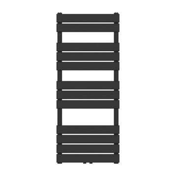 [neu.haus] Handdoekradiator Voss 120x50x5,2 cm zwart, Verzenden, Nieuw