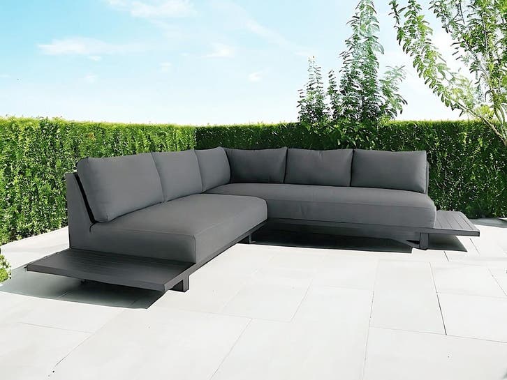Flow. Emerald platform loungebank sooty |, Tuin en Terras, Tuinsets en Loungesets, Ophalen of Verzenden