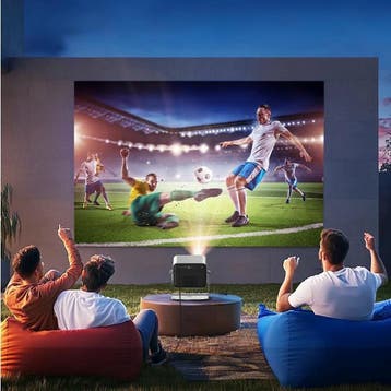 4K Projector Android TV Full HD WiFi 6 Autofocus Stand, Verzenden, Nieuw