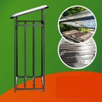 Brandhoutrek Antraciet 198x163x70cm met zeil + draagtas, Verzenden, Nieuw