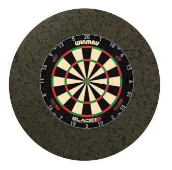 Design Dartbord achterwand - Black Smoke - ROND - 80cm, Ophalen of Verzenden, Nieuw