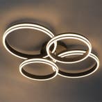 Qazqa plafondlamp Navara, 3-staps dimbaar, 4-lichts, Ophalen of Verzenden, Nieuw in verpakking, Verlichting