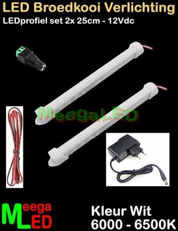 LED verlichting SET TC420 Broedkooi Kweekkooi Vogelkooi, Ophalen of Verzenden, Nieuw, Aluminium, Broedkooi of Kweekkooi