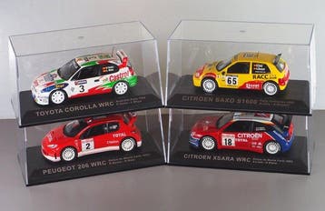Altaya 1:43 - Modelauto (4) - Toyota Corolla WRC (Sainz),, Nieuw