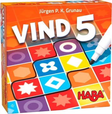 Haba dobbelspel Vind vijf! denkspel van €17,50 voor €8,75, Ophalen of Verzenden, Nieuw